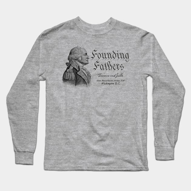 Bones - Founding Fathers Bar Long Sleeve T-Shirt by MonkeyKing